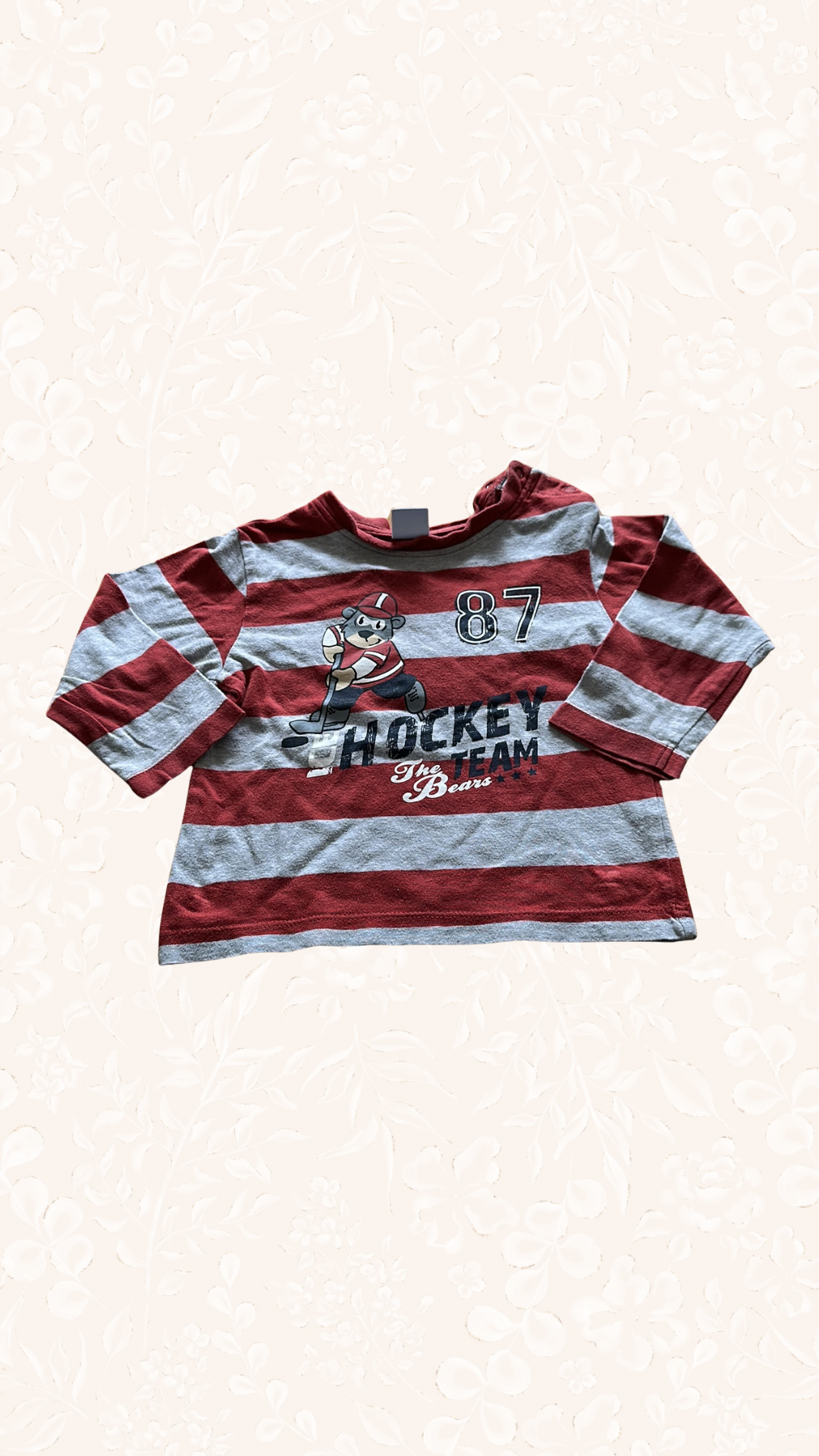 Langarmshirt Hockey 80