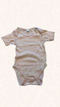 Kurzarm Body Rosa 74/80