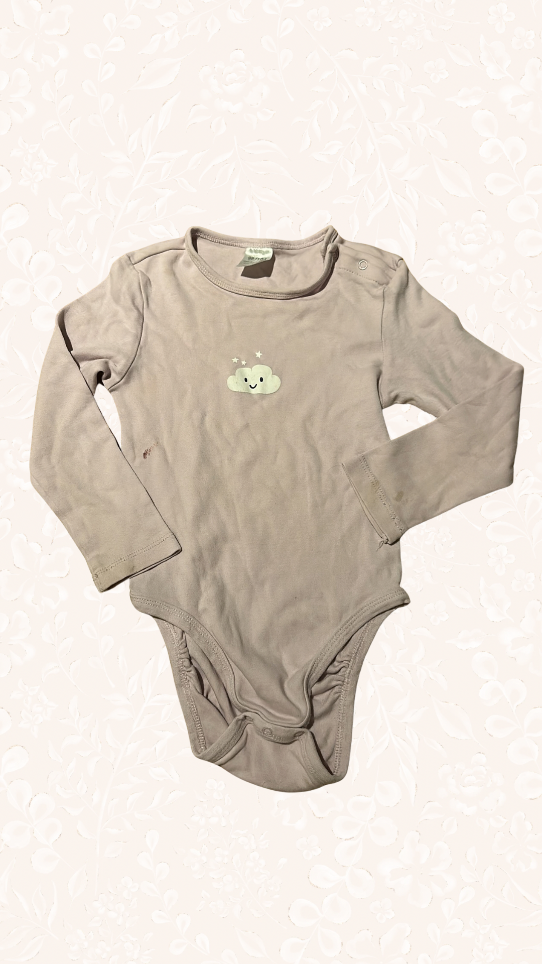Body Langarm Wolke 98/104