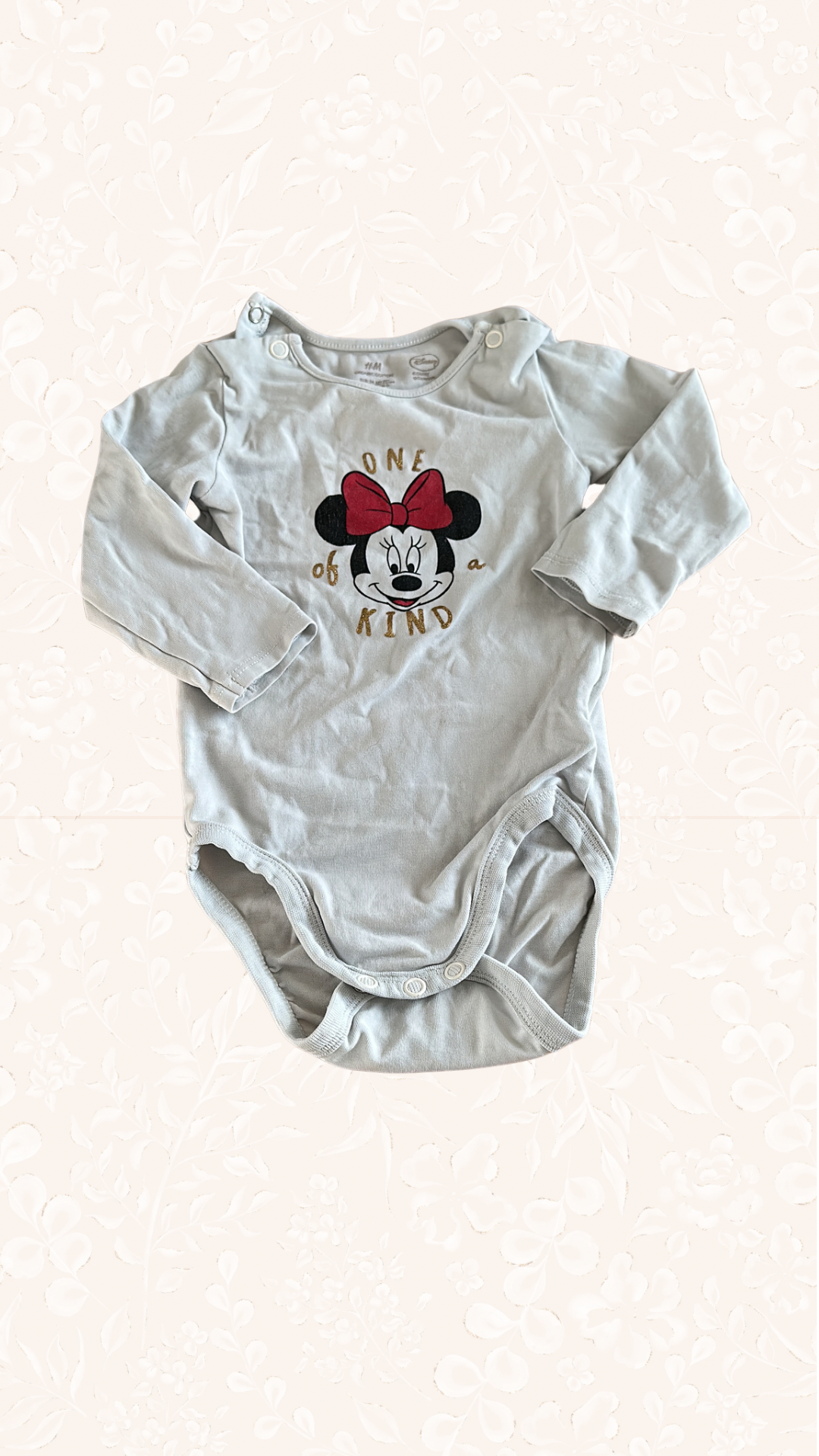 Body Langarm Minnie Maus 74