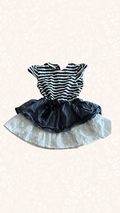 Kleid Schwarz Weiss 68