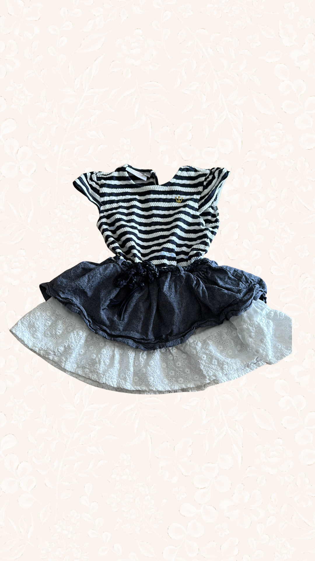 Kleid Schwarz Weiss 68