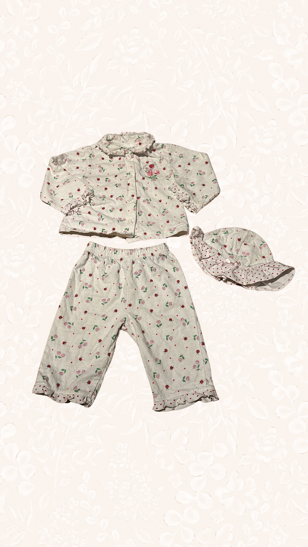 3 Teiliges Set Blumen 74