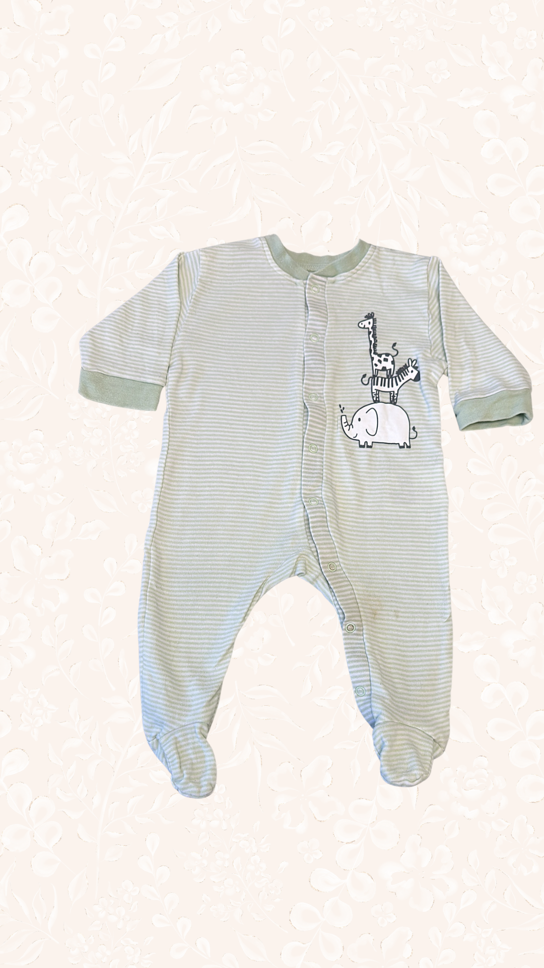 Pyjama Grün 56 naturaline