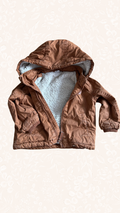 Jacke Braun Gefüttert 80