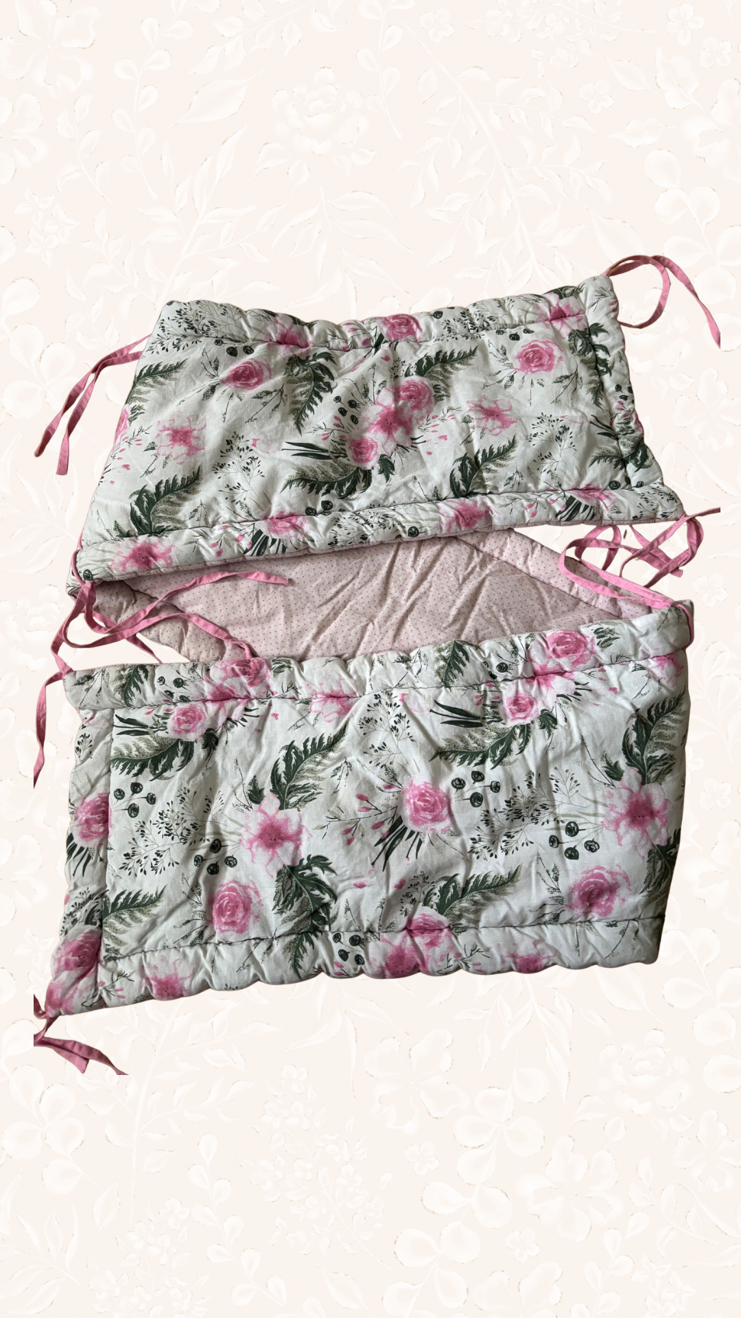 Bettumrandung Rosa