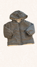Jacke Gefüttert Grau 74 Babyclub