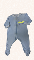 Pyjama mit Reissverschluss Krokodil 62