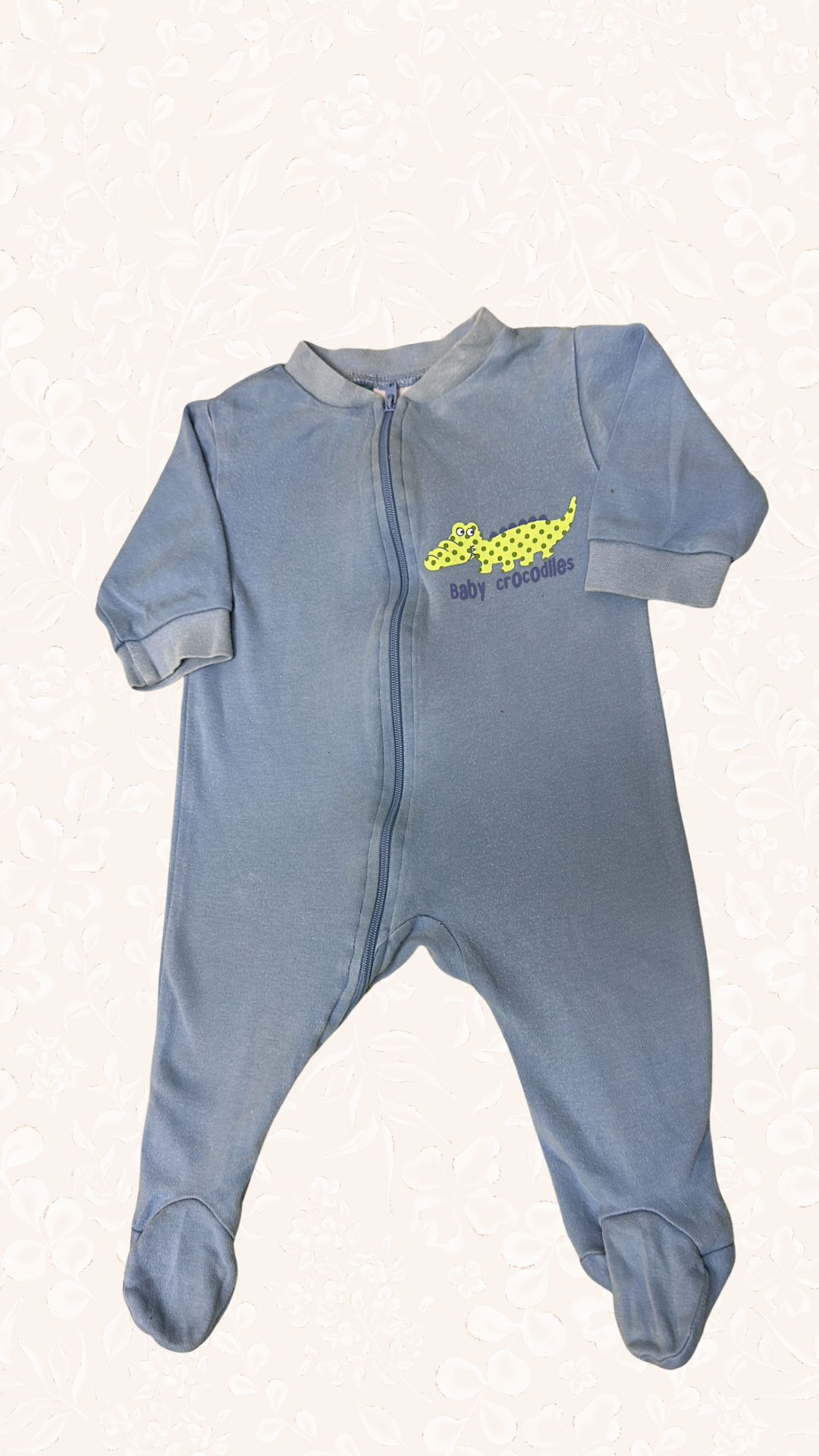 Pyjama mit Reissverschluss Krokodil 62