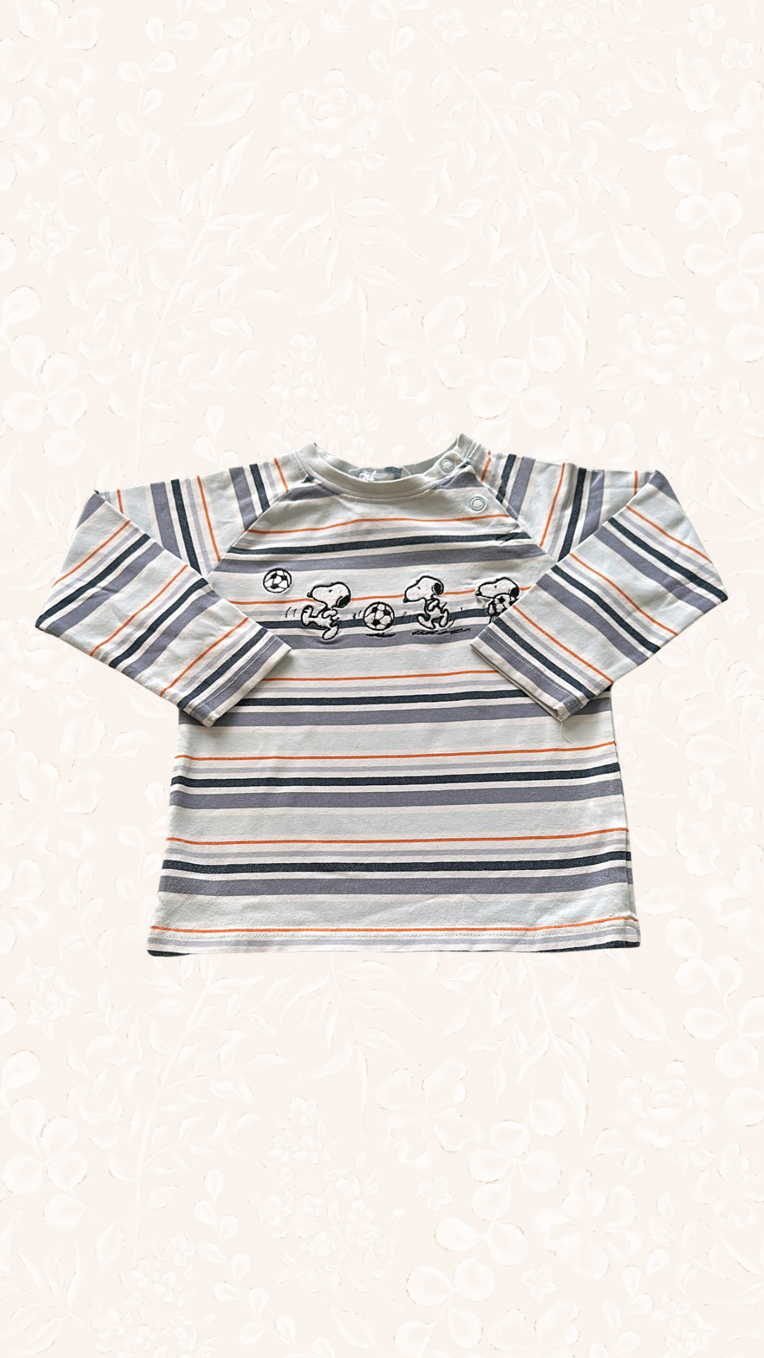 Langarmshirt Snoopy 80/86 H&M