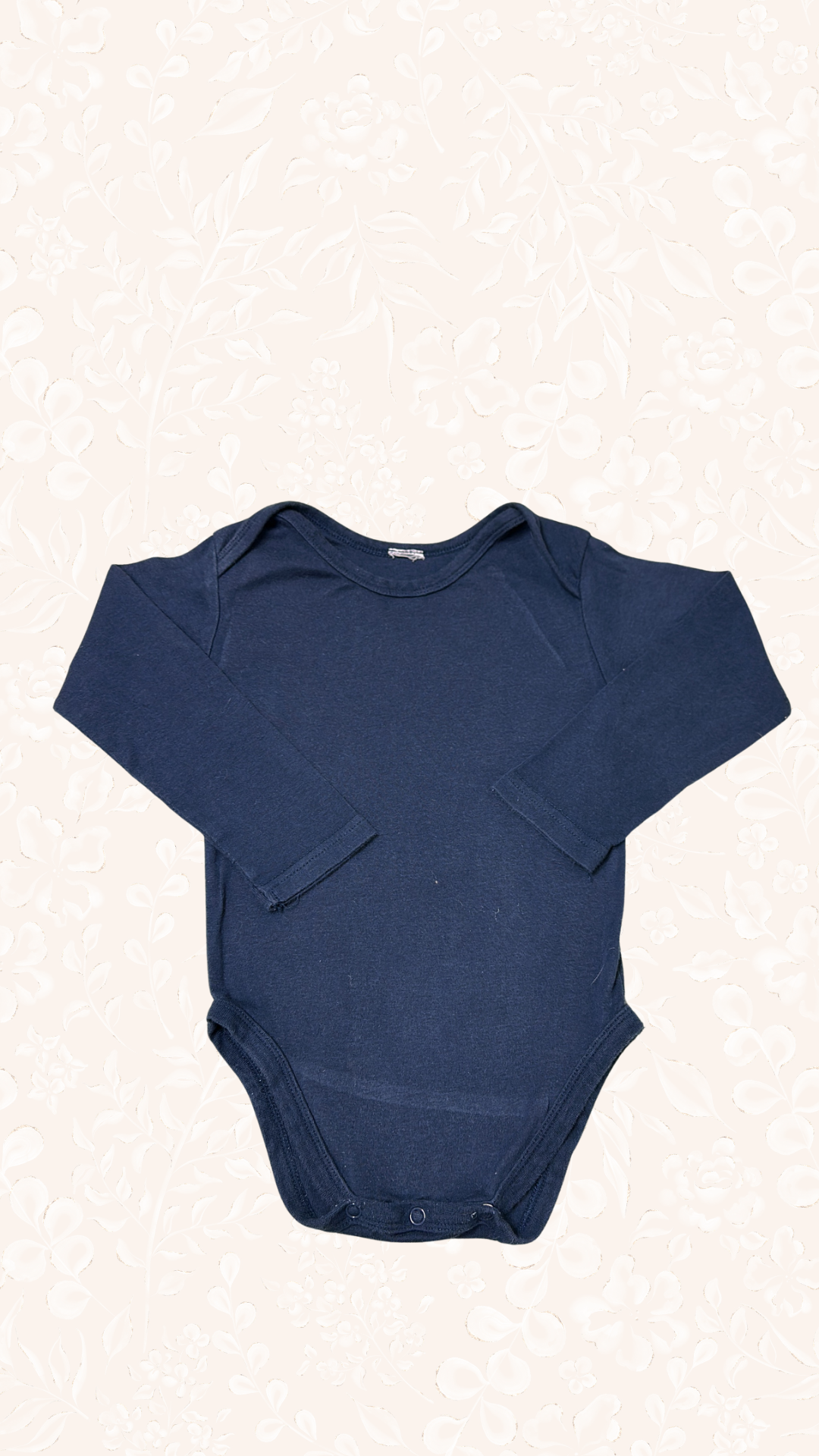 Body Langarm Blau 92