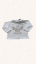 Langarmshirt Weiss 74/80