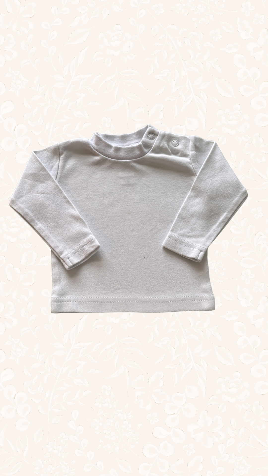 Langarmshirt Weiss 56 Babyclub